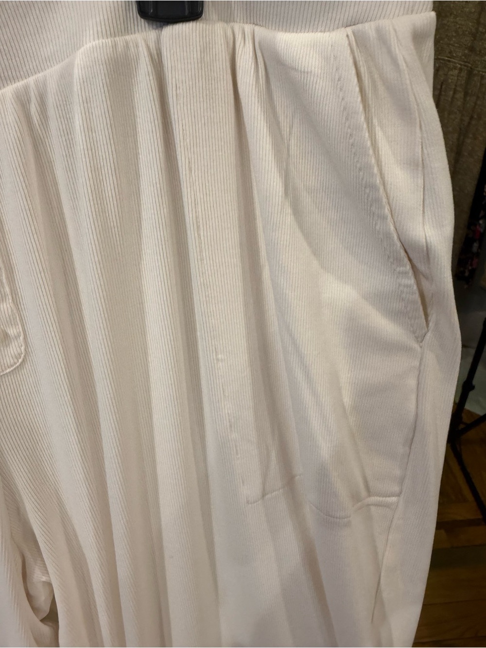 NWOT-PACT ORGANIC DREAM RIB WIDE LEG LOUNGE PANT- XXL -CREAM - Picture 11 of 14